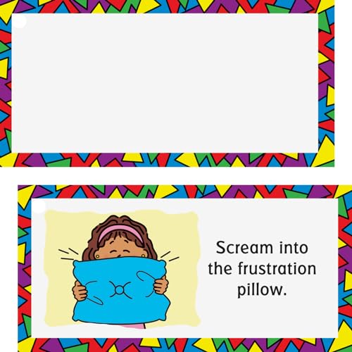 Really Good Stuff When I Am Frustrated Card Set for The Classroom or at Home Kids Activity - Grade K-3 - Help Kids Identify Emotions with Techniques on How to Manage Feelings and Emotions - style: When I Am Frustrated Cards