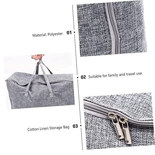 Cabilock Capacity Outdoor Travel Storage Bag Versatile Handbag for Fitness Luggage for Blankets Quilts and More Easy to Clean with Smooth Zipper