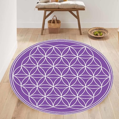 Tree of Life Yoga and Meditation Carpets (2.2 feet / 28 inc / 70 cm)