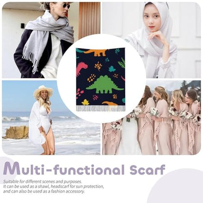 Big Oversized Long Scarves Pashmina Shawl Wrap Women gifts - color: Picture (656)