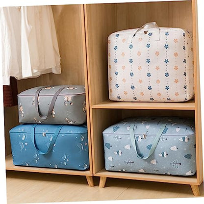 Ciieeo 1pc Quilt Storage Bag Capacity Household Packing Pouch Oxford Cloth Clothes Organizer for Home Dormitory for Grey