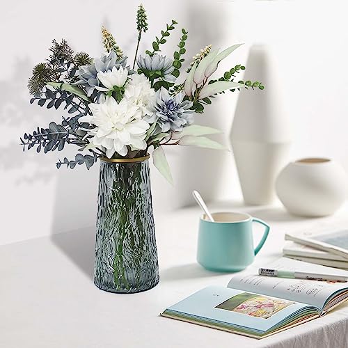 Fake Flowers in Vase,Faux Flowers in Vase,Table Centerpieces for Dining Room,Flower Centerpieces for Tables,Artificial Flowers,Kitchen Decor,Coffee Table Decor