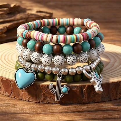 Gothic Bracelet Adjustable Punk Braided Leather Multilayer Grunge Set Bracelets Emo Metal Cuff Wrap Bangles Meaningful Gift - color: J-BZ-60