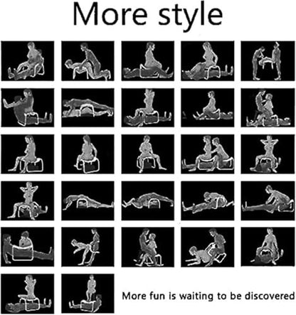 Easy Assemble Couple Chair Adult Toy Multifunctional Bounce Elastic Stool for Women Bathroom Bedroom Available 6067