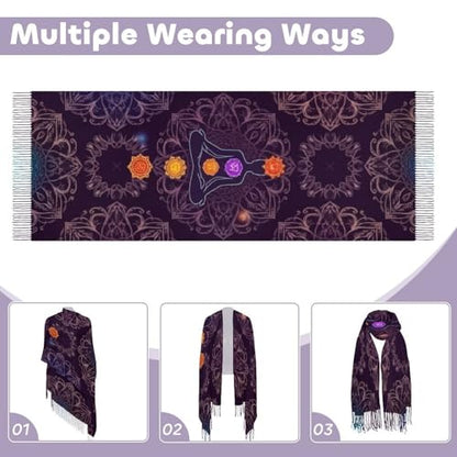 Fashion Scarves Soft Cashmere Feel Pashmina Wrap Shawl Ladies
