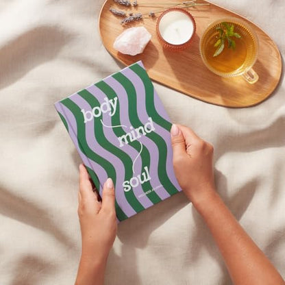 Yop & Tom Wellness Journal – Self Care Journal & Mindfulness Diary, Gratitude Notebook, 192 Pages Hardcover, Body Mind Soul - color: Body Mind Soul