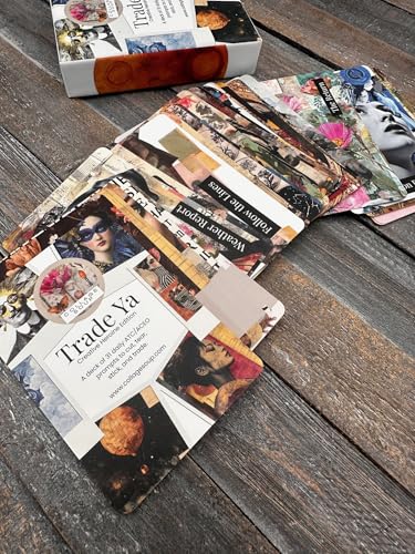 Trade-Ya! Creative Heroine Edition | 31-Card Creative Prompt Deck for Artists, Writers, Collagers & Makers | Break Creative Blocks | Collage Soup