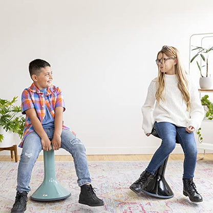 ECR4Kids ACE Active Core Engagement Wobble Stool, 20-Inch Seat Height, Flexible Seating, Black - color: Black