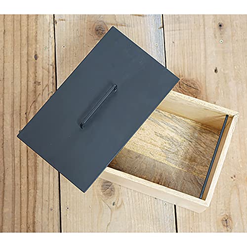 Posh Living Storage Box, Brown, Size (W x D x H): Approx. 10.4 x 6.5 x 6.5 inches (26.5 x 16.5 x 15.5 x 15.5 x 41346 cm)