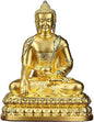 Sculpture Tabletop Statue Figurine Zen Brass Sculpture Statue Decoration Shakyamuni Buddha Statue and Meditating Peace Harmony Sculpture Mini Office Unique Gift