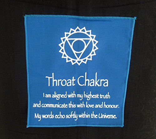 OMA 7 Chakra Meditation Wall Hanging Banner Prayer Flag Tibetian Buddhist Healing Balance Hanging - Large, 60" Long