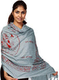 Exotic India Jai Maha Kali Prayer Shawl – Warm & Stylish Religious Shawl for Women - - 3.6 ft x 6.7 ft