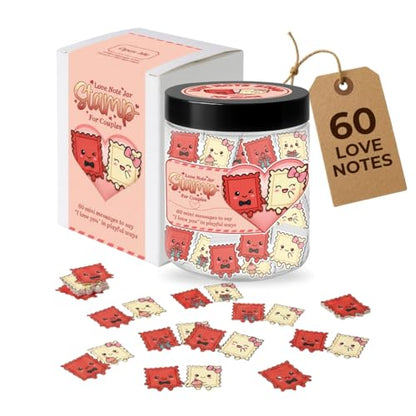 Bible Verse Jar, Mothers Day Gifts For Mom, Birthday Gifts For Women (Love Notes Stamp) - style: Love Notes Stamp