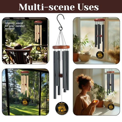Personalized Bowling Memorial Wind Chime – “Bowling The Lanes of Heaven” Custom Engraved Name & Years – Sympathy Gift for Bowlers & Sports Lovers – Memorial Windchime Tribute for Loss of Loved One - size: BowlingWC 1