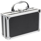 Aluminum Hard Case Briefcase, Portable File Organizer Storage Box for Test Instruments Cameras Tools Parts and Accessories