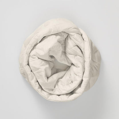Weighted Infinity Scarf, 3 lb Sensory Shoulder Wrap for Everyday Comfort - color: Natural