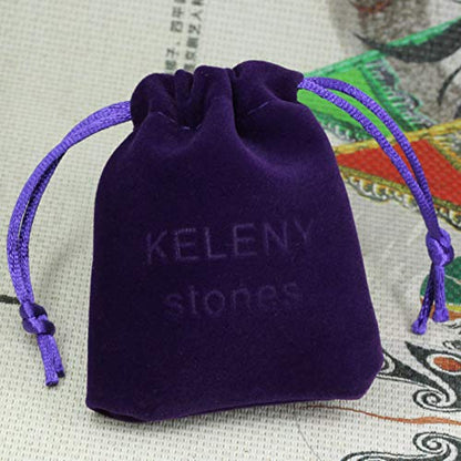 Keleny Gem Semi Precious Gemstones 4mm Round Beads Crystal Stretch Bracelet 7 Inch Unisex - color: Black Hypersthene