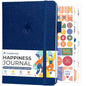 Clever Fox Happiness Notebook – Daily Positivity Journal for Women with Prompts & Positive Quotes – Affirmation & Self Esteem Gifts (Mystic Blue) - color: Mystic Blue
