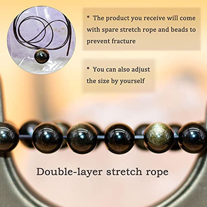 8mm Natural Gemstone Stretch Bracelet, Handmade Unisex Crystal Bracelets for Meditation, Yoga, Spiritual Healing & Positive Energy
