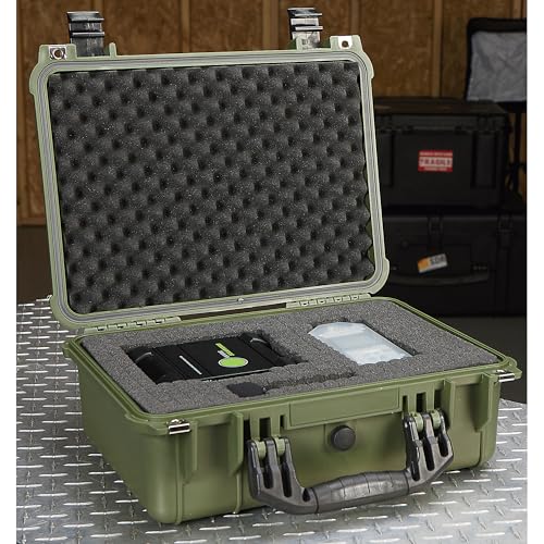 Strongway Plastic Waterproof Storage Case - color: Green