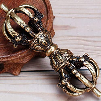 Hand Bell,Buddhist Meditation Bell Handmade Bronze Bell, Meditation Bell For Sound Healing And Yoga