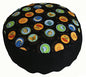 Meditation Cushion Zafu Pillow Buckwheat & Kapok Fill - Limited Edition Zen Harmony - color: Zen Harmony