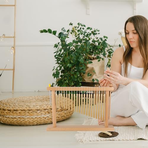 LIEKE 20 Tone Tabletop Wind Chime Hand Chime Sound Healing Instrument for Zen Yoga Meditation Mindfulness