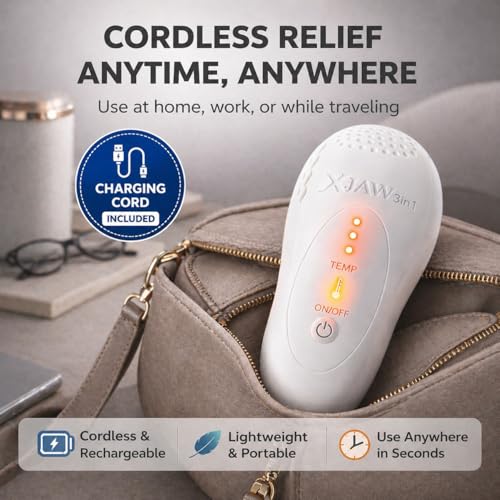 XJAW™ Advanced 3-in-1 Heated & Cooling Jaw & Neck Massager with Precision Vibration – Rechargeable Premium Wellness Device for Relaxation & Daily Comfort