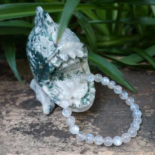 Single-pack of pure gemstone bracelets… - color: Blue-Moon-6MM