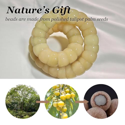 72ore Bodhi Bracelet Fidget Bracelet for Women Natural Bodhi Seed Bracelets Stretch Protection Healing Jewelry Anxiety Relief Items - color: A4:bodhi bracelet