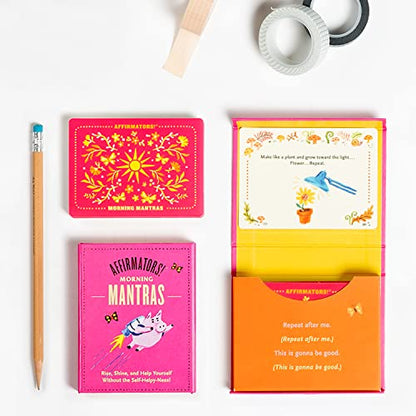 Affirmators! Mantras Morning Day Affirmation Cards Deck: 30 Cards