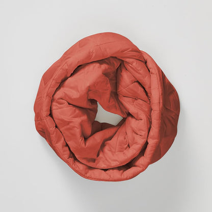 PYVOT Weighted Infinity Scarf, 3 lb Sensory Shoulder Wrap for Everyday Comfort - color: Clay