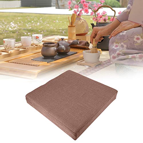 Square Soft Household Yoga Floor Cushion Removable Washable Meditation Mat Cushion (Length 40* Width 40* Height 6cm)