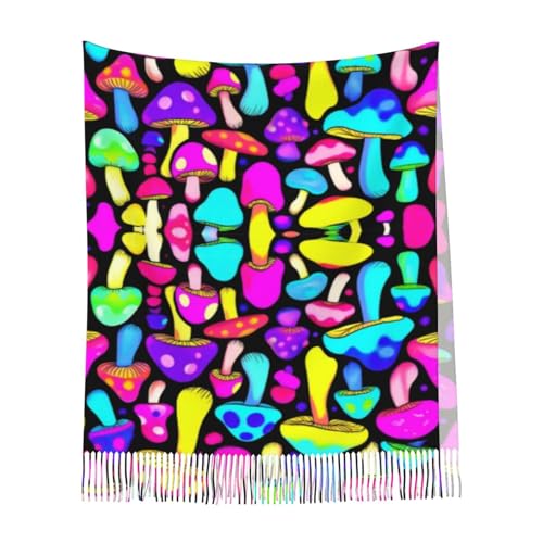 Supdreamc Cashmere Feel Scarf Soft Women Warm Cozy Scarves Multiple Colors - color: Picture (162)