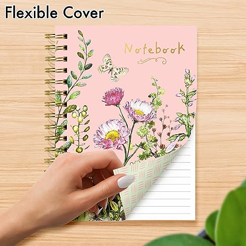 Designer Greetings, Designer Papers Flex Cover Journal with Elastic Band, Plant Life Design - 320 Pages (6” x 8.25”) - Back-to-School Supplies, Creative Writing, Personal Notes - style: Plant Life