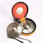 Tibetan Tingsha Bell Set - Tibetan Cymbals - for Sound Healing, Yoga, Meditation, and Mindfulness,Handmade in Nepal,Made of Bronze,Plain Pattern,6.5cm/2.6 inch - color: 10-Bronze-Plain-6.5cm