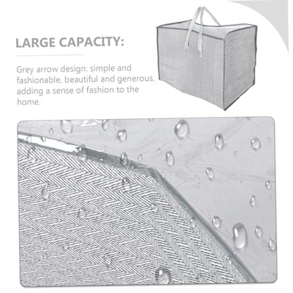 Multi-use Wardrobe Storage Bag Zipper Luggage Bag for Blankets Clothes Home Organization Non-Woven Compact