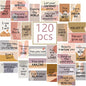 Outus 120 Pcs Motivational Encouragement Quote Cards Inspirational Kindness Appreciation Gratitude Business Encouragement Mini Note Cards, 30 Styles, 3.5 x 2 Inch(Boho Style) - style: Boho Style