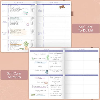 Legend Self-Care Journal – Guided Daily Reflection Journal to Support Mental & Physical Health – Daily Mood, Meditation & Personal Development Notebook – 7.1x10.5”, Lasts 3 Months (Rose Gold) - color: Rose Gold