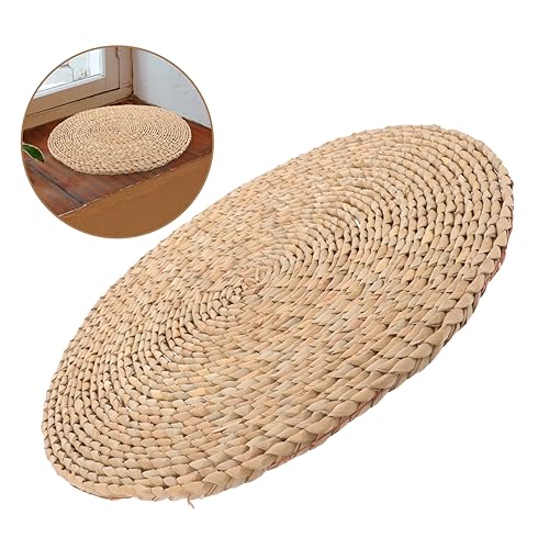 Elegant Meditation Pillow Yoga Seating Mat Handmade Craftsmanship Woven Floor Cushion for Home