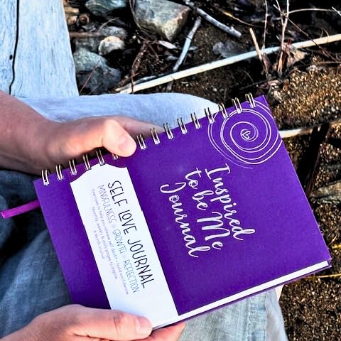 Journals for Women - Inspired to Be Me Journal -Self Care Gifts for Women - Journal with Weekly Intention & Reflection Pages - Gift for Women's Personal Growth & Healing Journey - Includes Inspirational Poem - color: Plum
