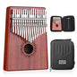 GECKO Kalimba 17 Keys Thumb Piano with Waterproof Protective Box, Tune Hammer and Study Instruction, Portable Mbira Sanza Finger Piano, Meditation Sound, Gift for Beginners and Professional