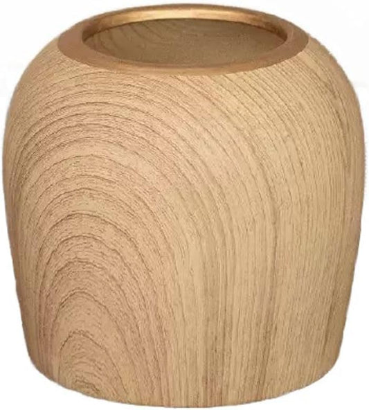 Vases Desktop Ceramic Ornament Decor Zen Flower Arrangement Living Room Dining Table Hotel Shop Foyer Bar(15X14CM) - size: 15X14CM