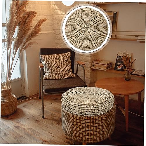 MAGICLULU Thicken Meditation Mat Hand-Made Woven Cushion Japanese Style Cotton Filled Yoga Pillow Photo Background Mat