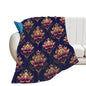 Yoga Meditation Lotus Throw Blankets Bed Blanket Couch Decorative Throw Blankets Soft Cozy Warm Living Room Bedroom - size: 30"*40"（76*100cm）