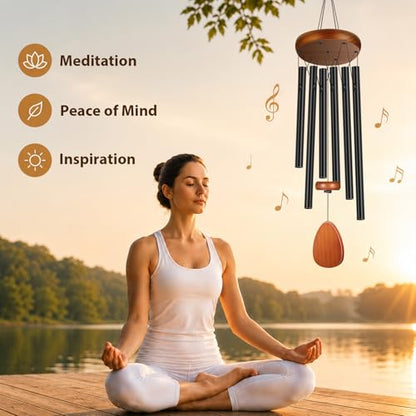 Winzwon Wind Chimes for Outside House Warming Gifts for Women, New Home Gift Men, Outdoor Gifts for Neighbor Hotness Parents Garden Aluminum Hanging Metal Windchimes Outdoors for Patio Porch Yard
