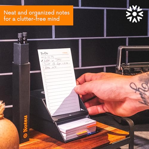 Notsu To Do List Grid Index Cards 3x5 | 50 Task Planner Vertical Notecards - size: 3x5 Vertical, style: Cards