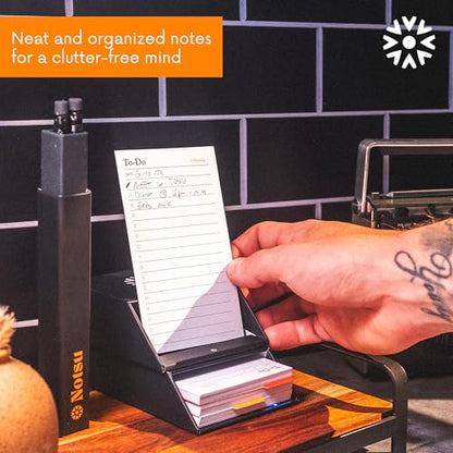 Notsu To Do List Grid Index Cards 3x5 | 50 Task Planner Vertical Notecards - size: 3x5 Vertical, style: Cards