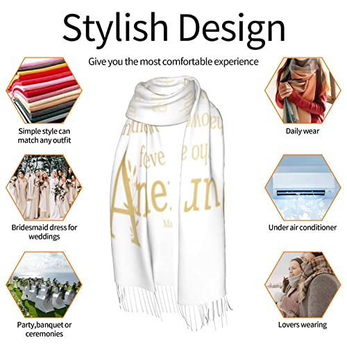 Presents for Women,White Religious Christian Jesus Loves Me Bible Verse Fringe Pashmina Shawl Wrap for Bridal Wedding Party - color: Ube01