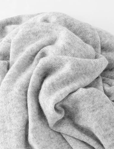 Soft Cashmere Blend Wrap Chic Scarf Stole for Women Wayfarer Travel Extra Large 87"x28" - color: Grey